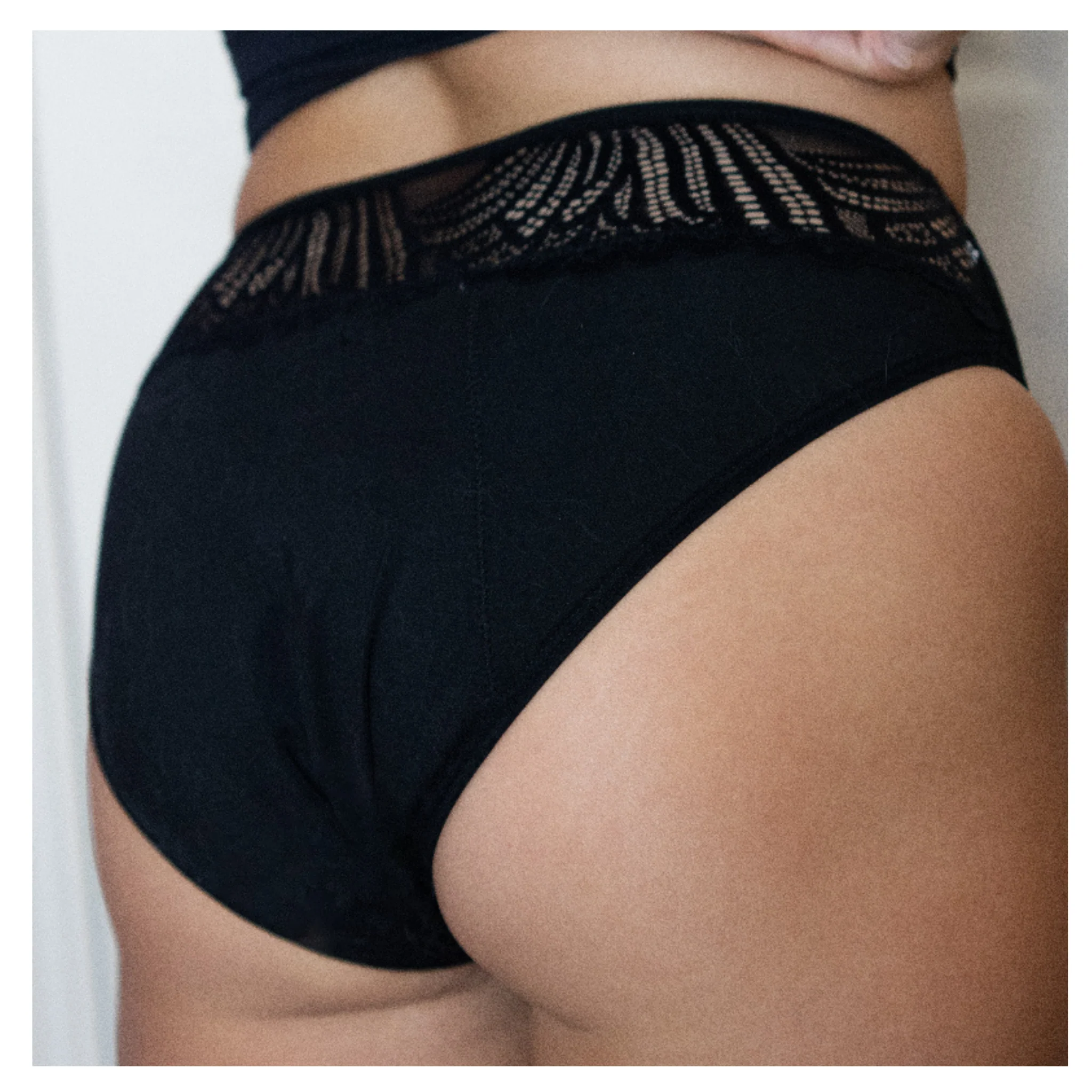 Cheeky Wipes Black French Cut Teen Pants - Image 2