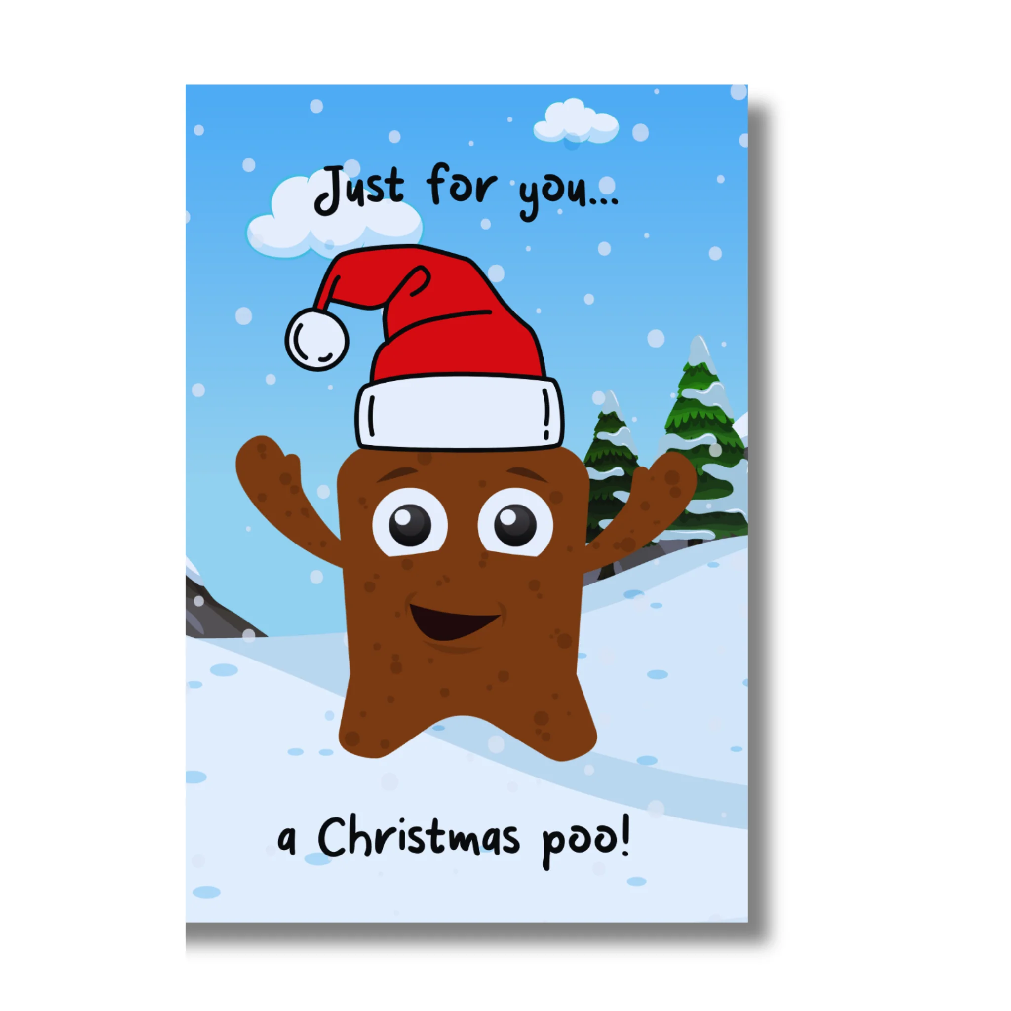 ERIC Christmas Cards - Just for you a Christmas Poo. - Image 2