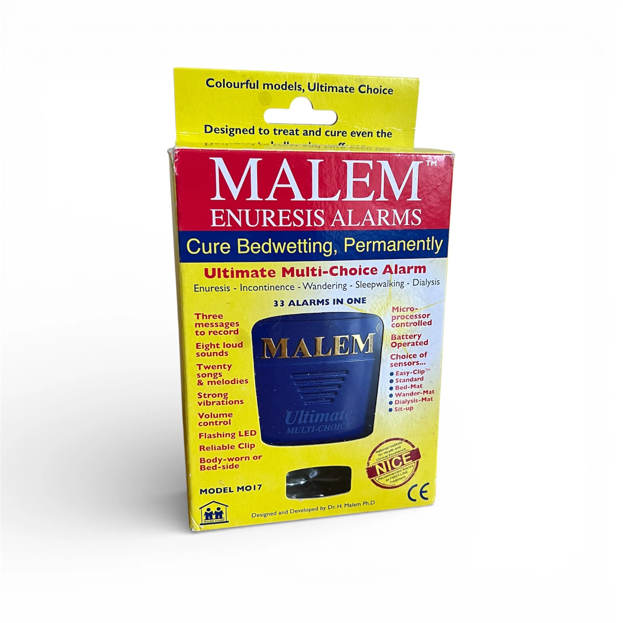 Malem MO17 Ultimate Multi-Choice - Body Worn & Bed Mat Bedwetting Alarm - Image 8